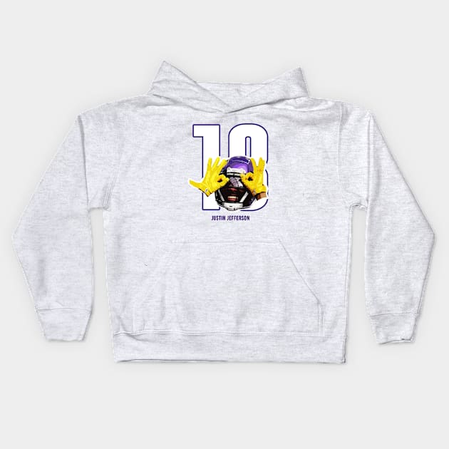 jefferson 18 dance griddy Kids Hoodie by GW ART Ilustration